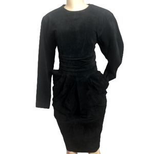 Elegant Black Long Sleeve Dress
